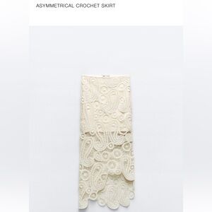 Asymmetry Crochet Skirt M 2712/482 ..